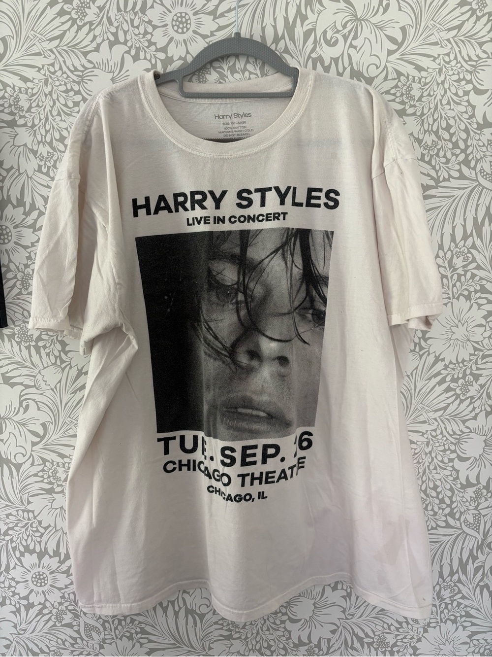 Harry Styles Live in Concert Chicago Theatre 2017 Shirt XXL